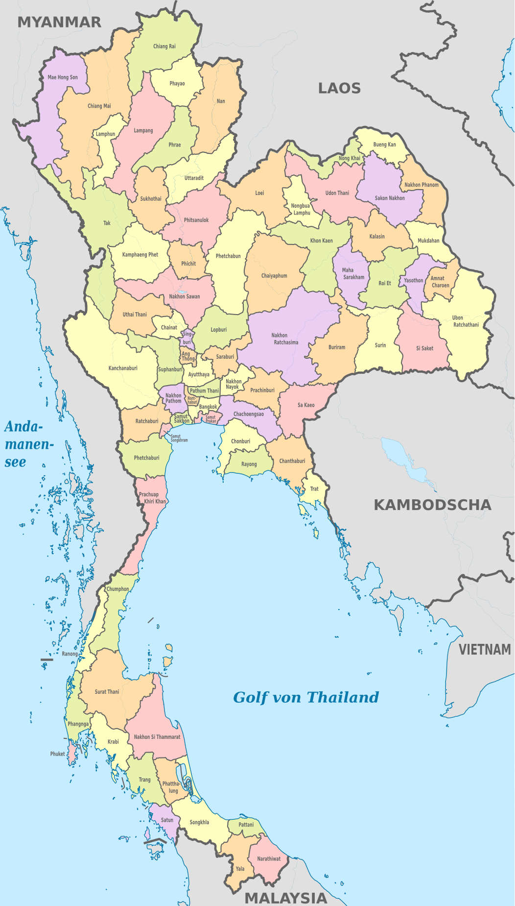 thailand map 1