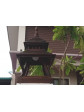 Lamp vintage thai house palace teak wood handicraft asia art 