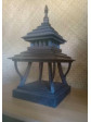 Lamp vintage thai house palace teak wood handicraft asia art 