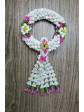 Vintage Flower Garland  clay 