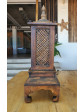 Table Bamboo Lamp  Wicker Basketry table wicker contemporary style handmade 