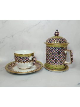 TWo porcelain mugs set