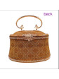 yanlipao handbag, bell shape, floral pattern Premium grade natural stylish handmade collection