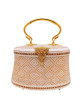 yanlipao handbag, bell shape, floral pattern Premium grade natural stylish handmade collection