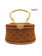 yanlipao handbag, bell shape, floral pattern Premium grade natural stylish handmade collection