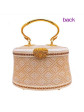 yanlipao handbag, bell shape, floral pattern Premium grade natural stylish handmade collection