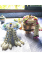 Vintage Flower Garland  clay 