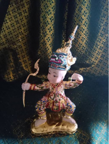 Porcelain​ Hanuman​ Doll​