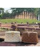 yanlipao handbag, bell shape, floral pattern Premium grade natural stylish handmade collection