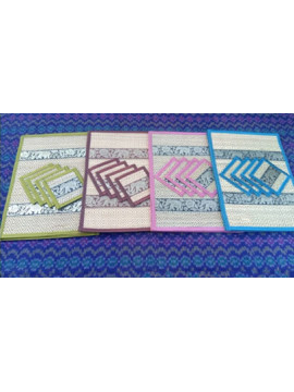 Reed Placemats Coasters Set